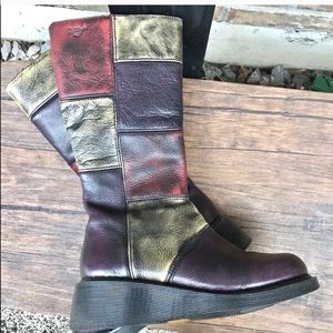 Dr Martens size 7(UK size 5) patchwork like boots